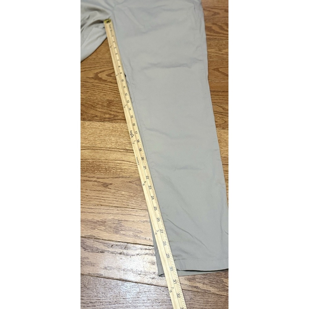 Birddogs Chino Tech Pants Men 34x32 Khaki Flex Slim Fit Performance Golf Casual - Picture 9 of 10